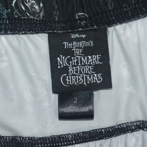 Disney The Nightmare Before Christmas Tiered Skirt Goth Mini Plus Size 2 2X - Picture 5 of 9